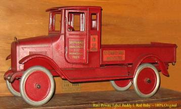 Buddy L Red Baby with Doors AKA Buddy L International Harvester Truck Buddy L Toys waned for immediate purchase. Buddy L Museum buying antique Buddy L Trucks and Toys Free Toy Appraisals Visit us today
